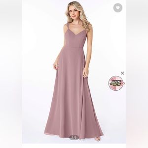 Azazie Everlee in Dusty Rose